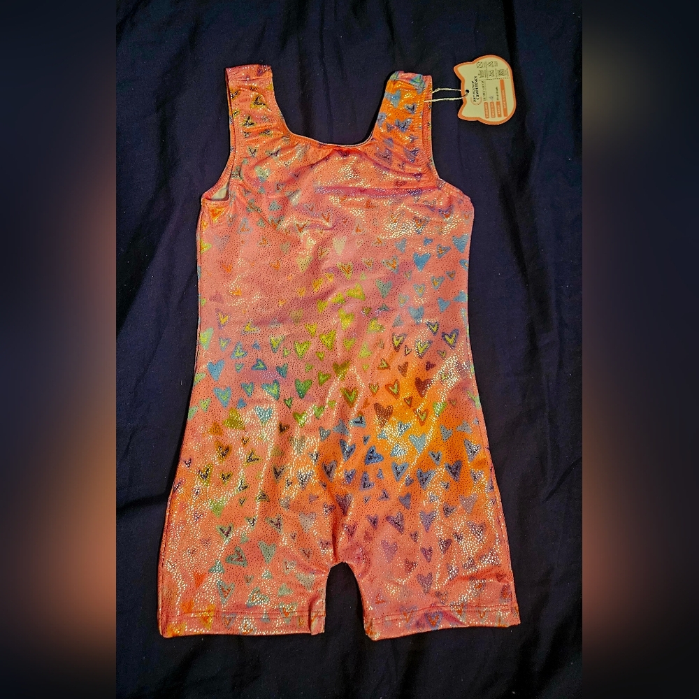Sparkly Gymnastics Leotard For Girls. Size 1T/2T. New With Tags.
